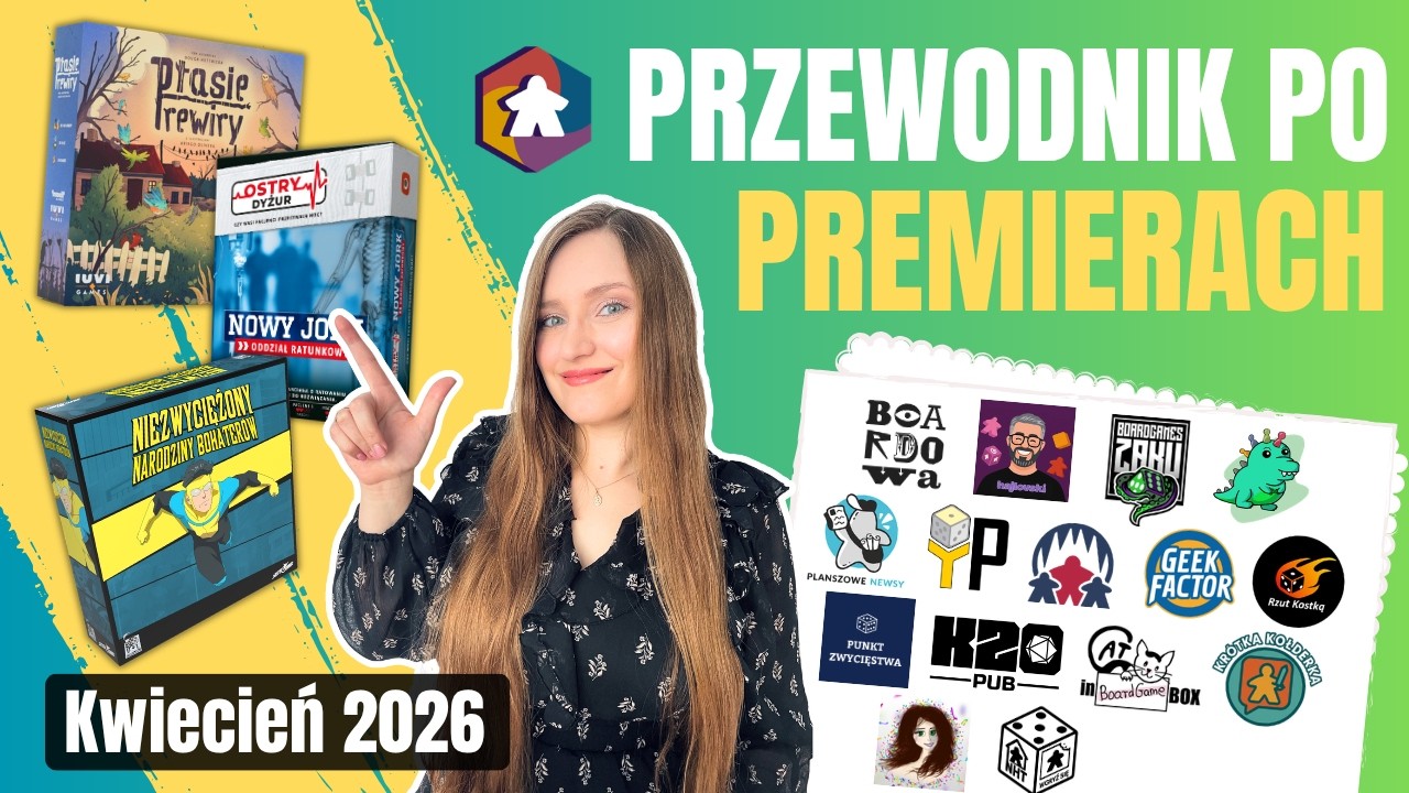 NAJCIEKAWSZE PREMIERY | Kwiecień 2026 | Invincible na stole | Ptasie potyczki | 4x z mr&oacute;wkami