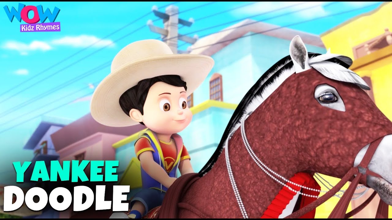 Yankee Doodle Song | English Rhyme For Kids | Educational video for kids