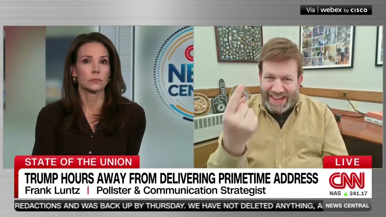 Frank Luntz says Trump must show a plan for affordability in SOTU