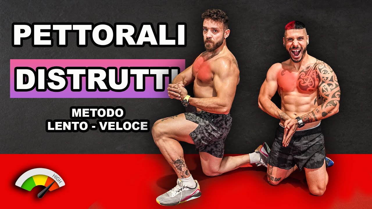 PETTORALI MEGA PUMP - metodo lento - veloce