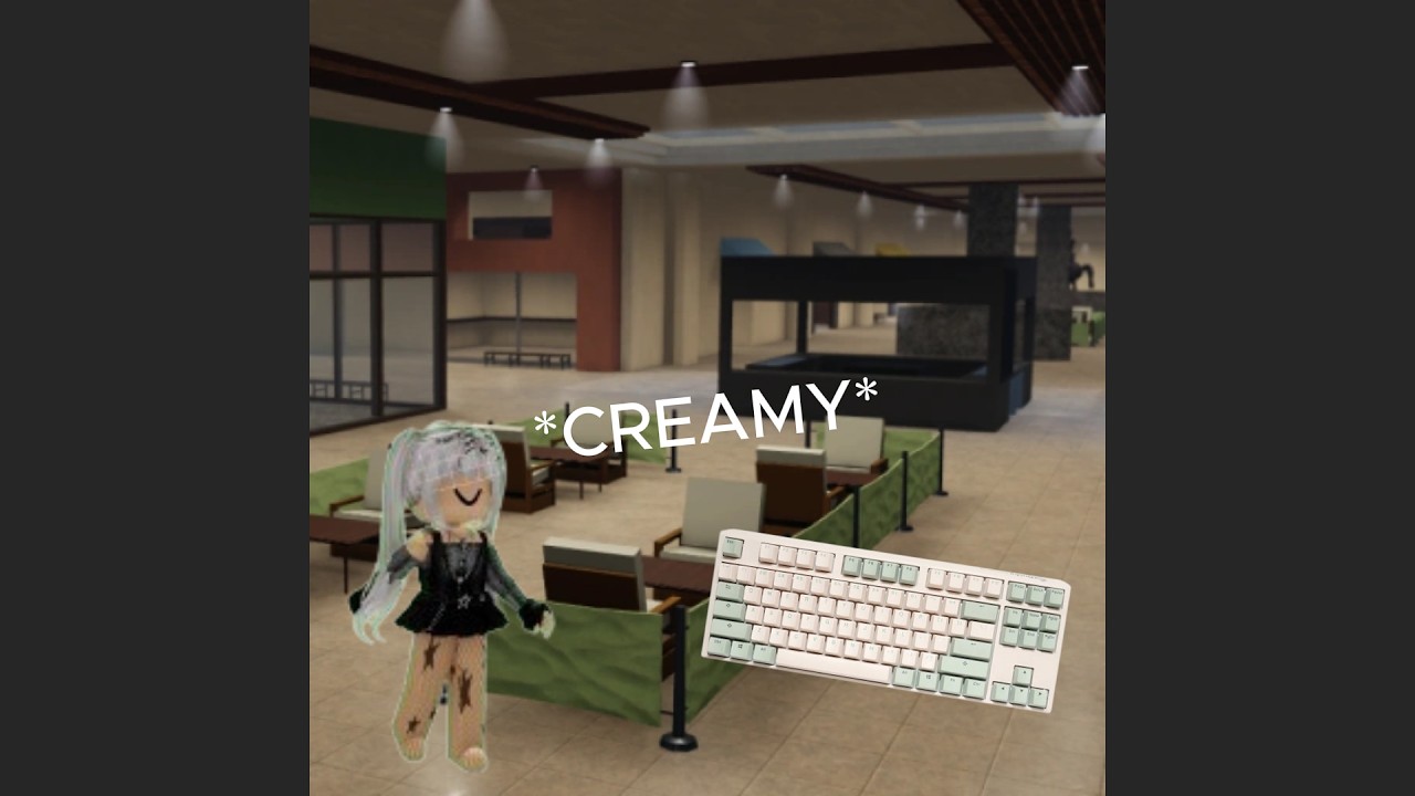 Roblox Evade But It's CREAMY keyboard ASMR!