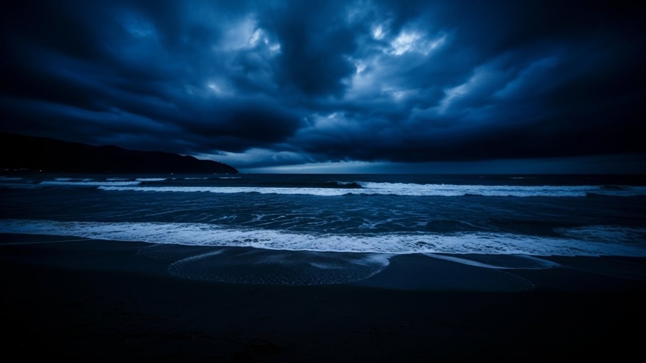 Powerful Sea Waves : Stop Overthinking [Ultra HD] // All Night Long