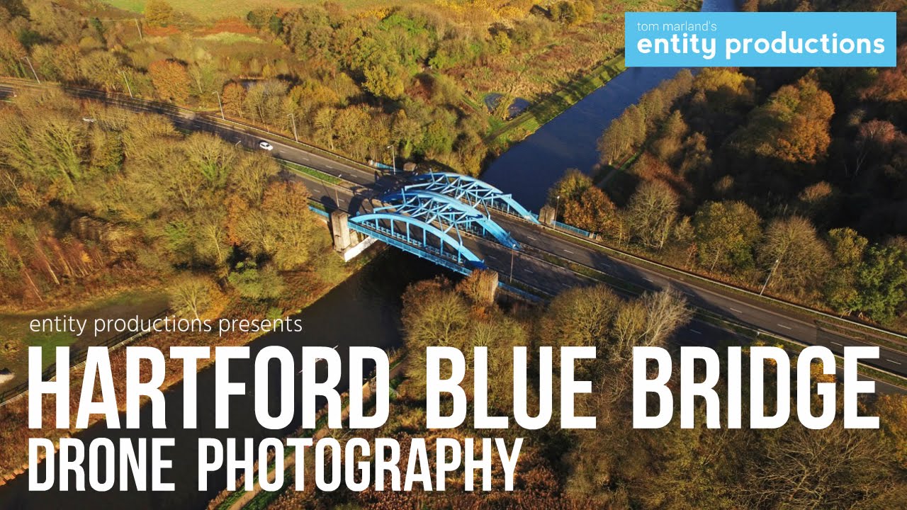 Hartford Blue Bridge Drone Footage