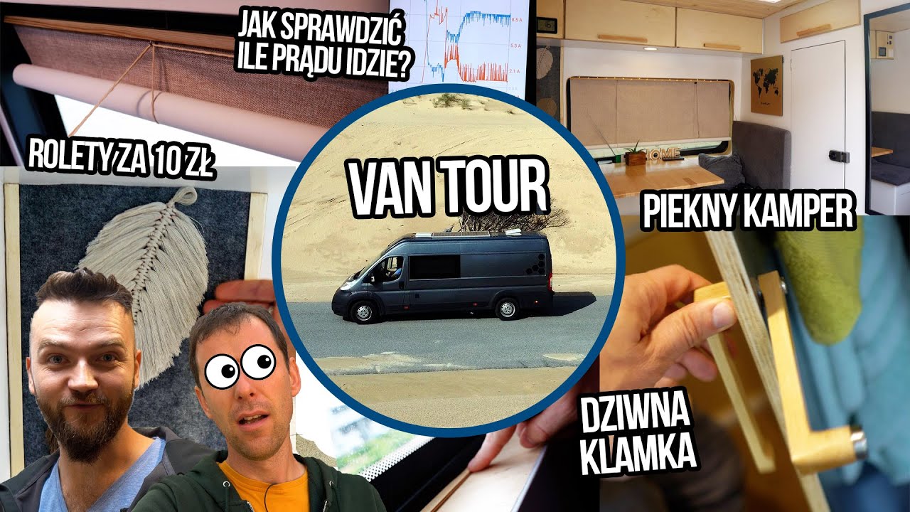 Jak zrobić pięknego kampera? Jak sprawdzić ile prądu używamy? Jak zrobić roletę za 10 zł?