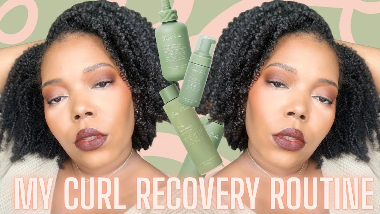 My Curl Recovery Routine Using Rizo’s Curls Biotin Collection!