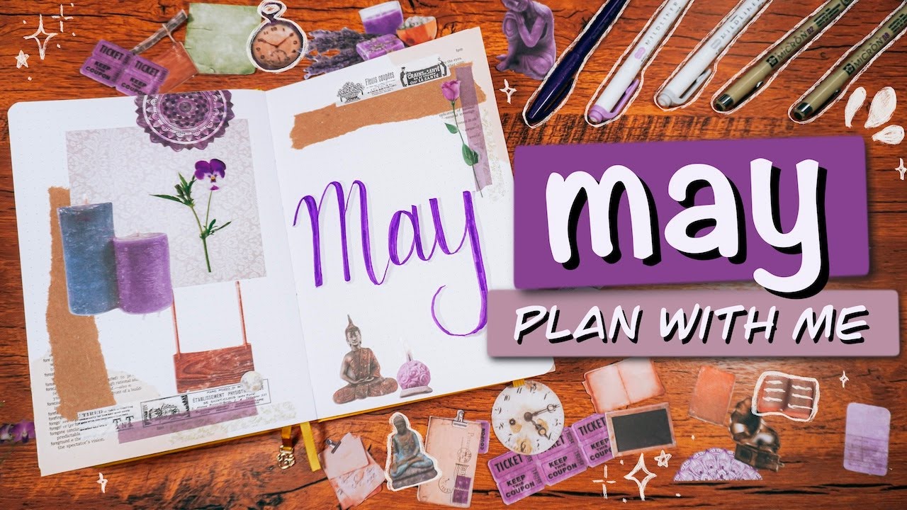may plan with me 2023 📿 | light academia witchy aesthetic ☪️🔮 i think | monthly bullet journal setup