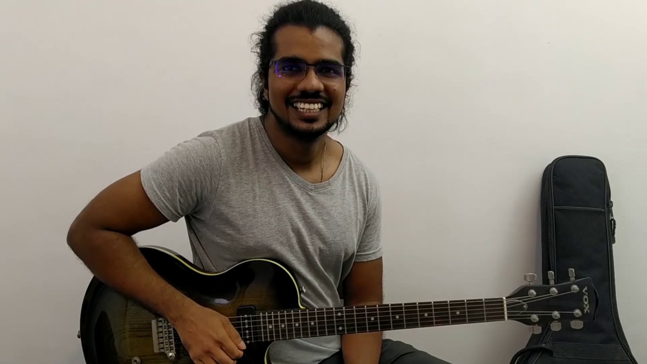 Guitar Lessons in Sinhala: Become a lead guitarist. Part 7 - Minor Scales (Pentatonic) Position 1