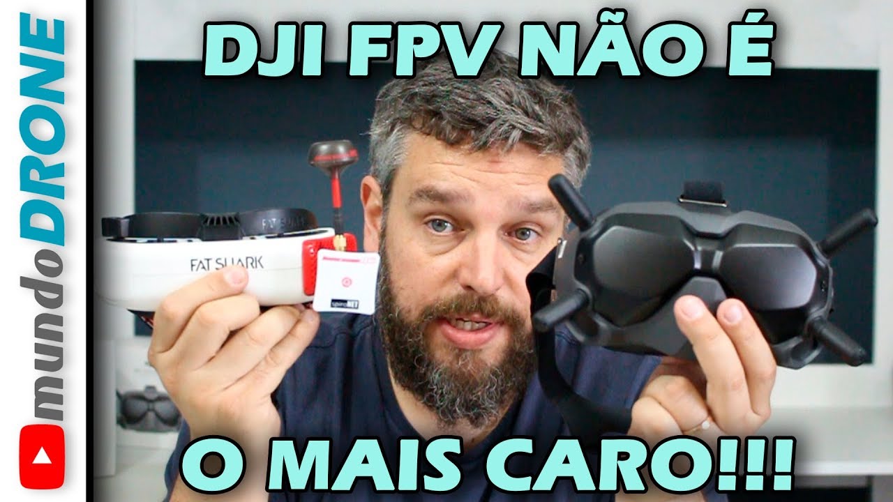 O NOVO óculos FPV da DJI é CARO? DJI FPV vs FATSHARK HDO