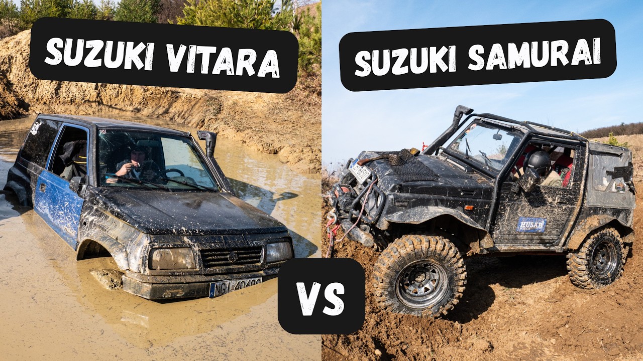 Samurai czy Vitara? Kt&oacute;ra Suzuka jest lepsza do rajd&oacute;w przeprawowych