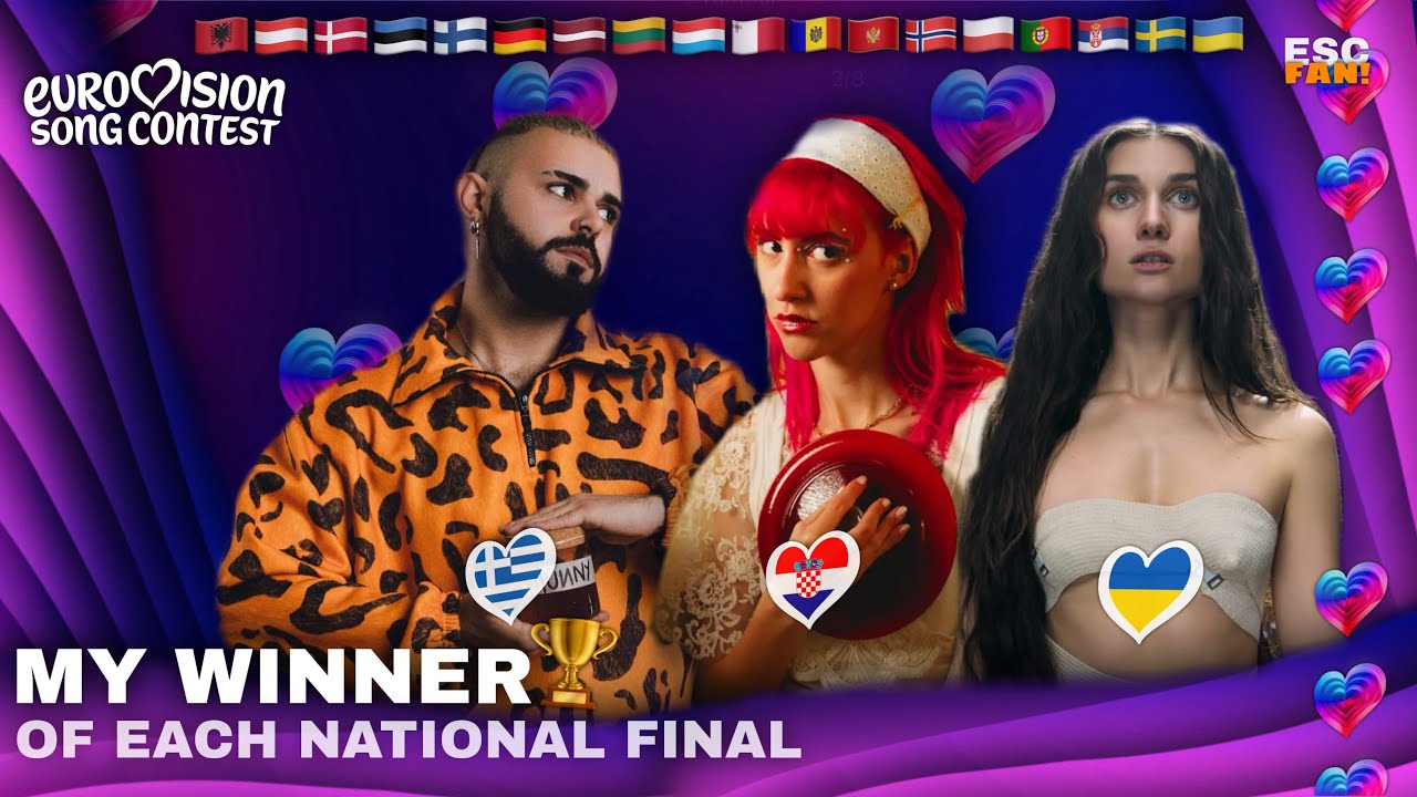 EUROVISION: 2026 | MY WINNER OF EACH NATIONAL FINAL! 