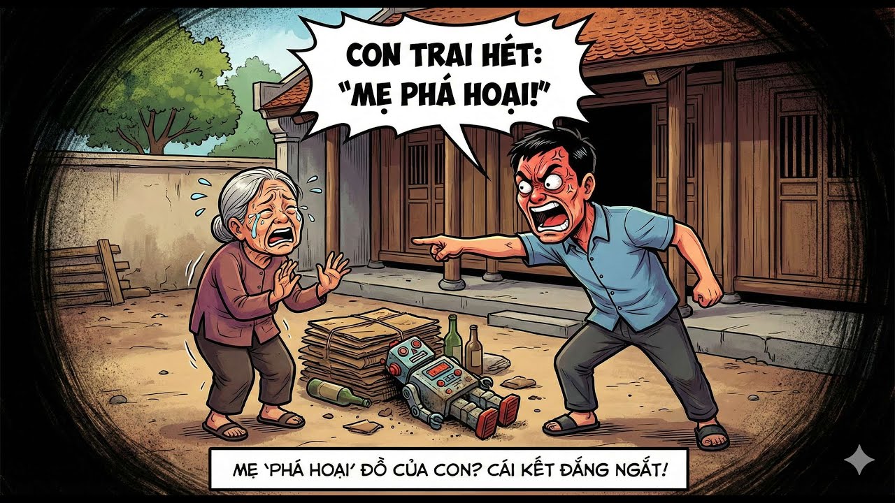 Mẹ Tưởng Rác Đem Bán Đồng Nát, Con Trai Về Hét Lên: Mẹ Phá Hoại Đời Con Rồi!