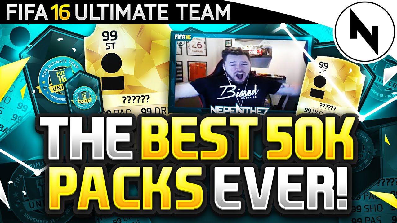 БЕЗУМНЫЕ НАБОРЫ ПО 50К!! - FIFA 16 Ultimate Team