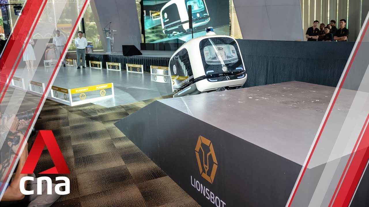 Cleaning robots that can 'wink' and 'joke' to start work in Singapore by March 2020