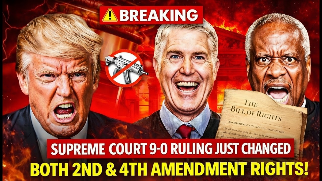 Supreme Court’s Unanimous 9–0 Ruling Alters Key 2nd and 4th Amendment Rights