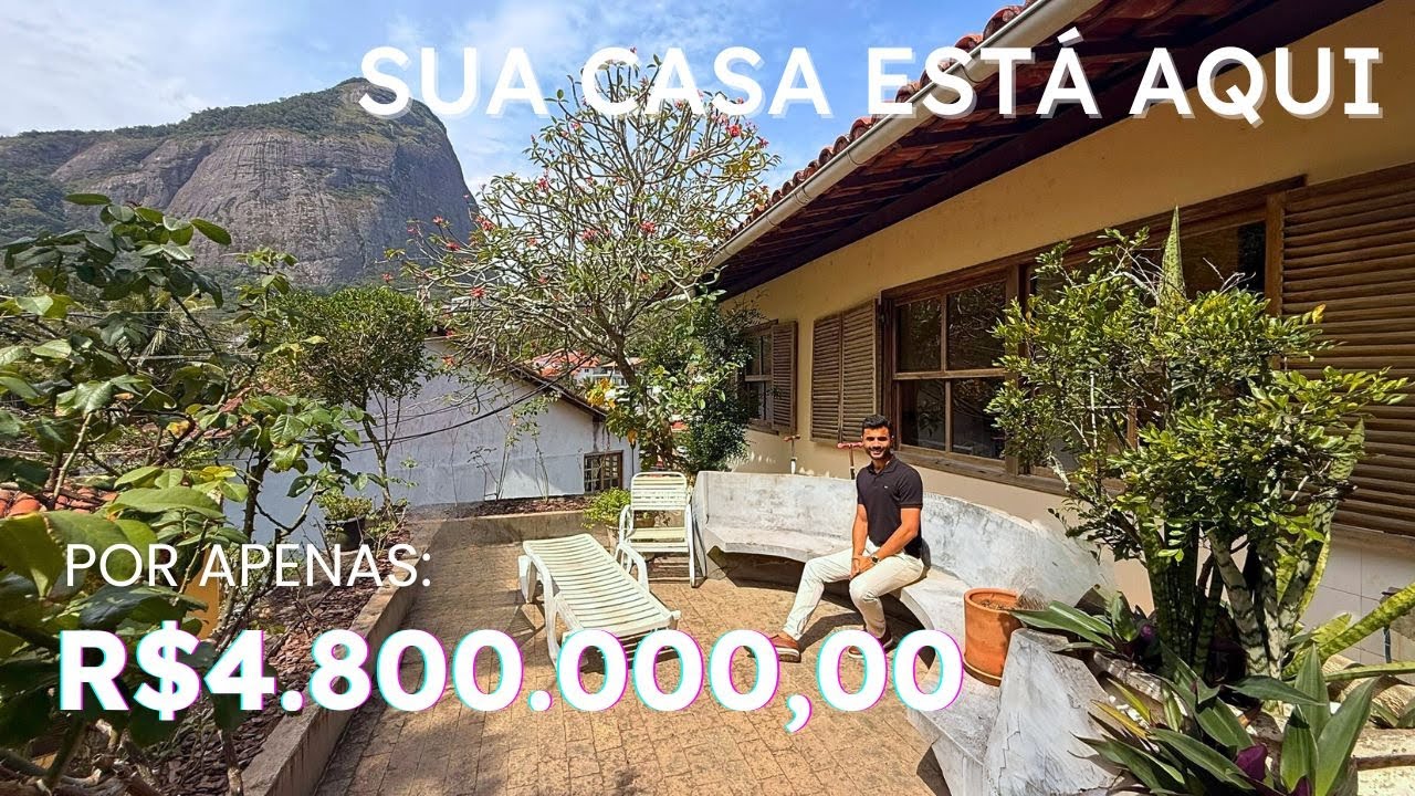 Casa de Alto Padrão no Joá | 816 m² Construídos | Natureza, Privacidade e Vista para o mar