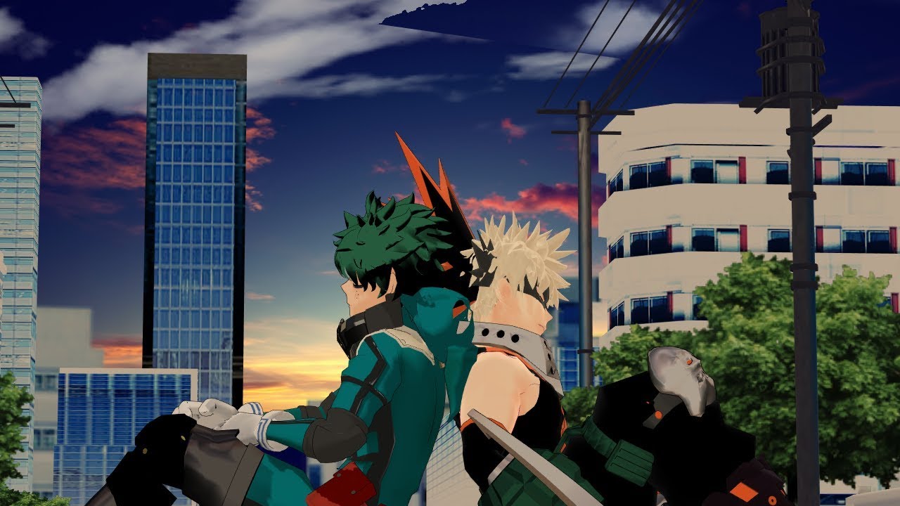 【MMD ヒロアカ BNHA】  Faded x Closer (Bakugou vs Midoriya)
