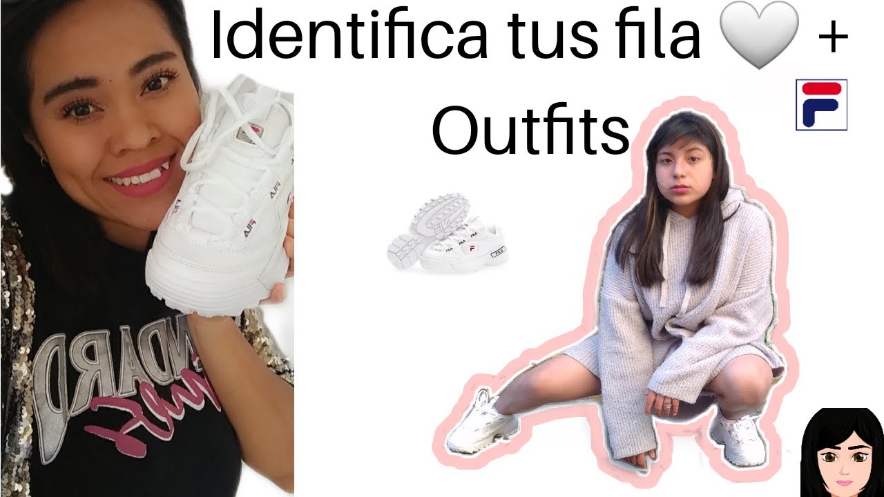 ¿COMO SABER SI MIS  TENNIS FILA  D-FORMATION SON ORIGINALES?+ 4 OUTFITS BÁSICOS PERO LINDOS ✨