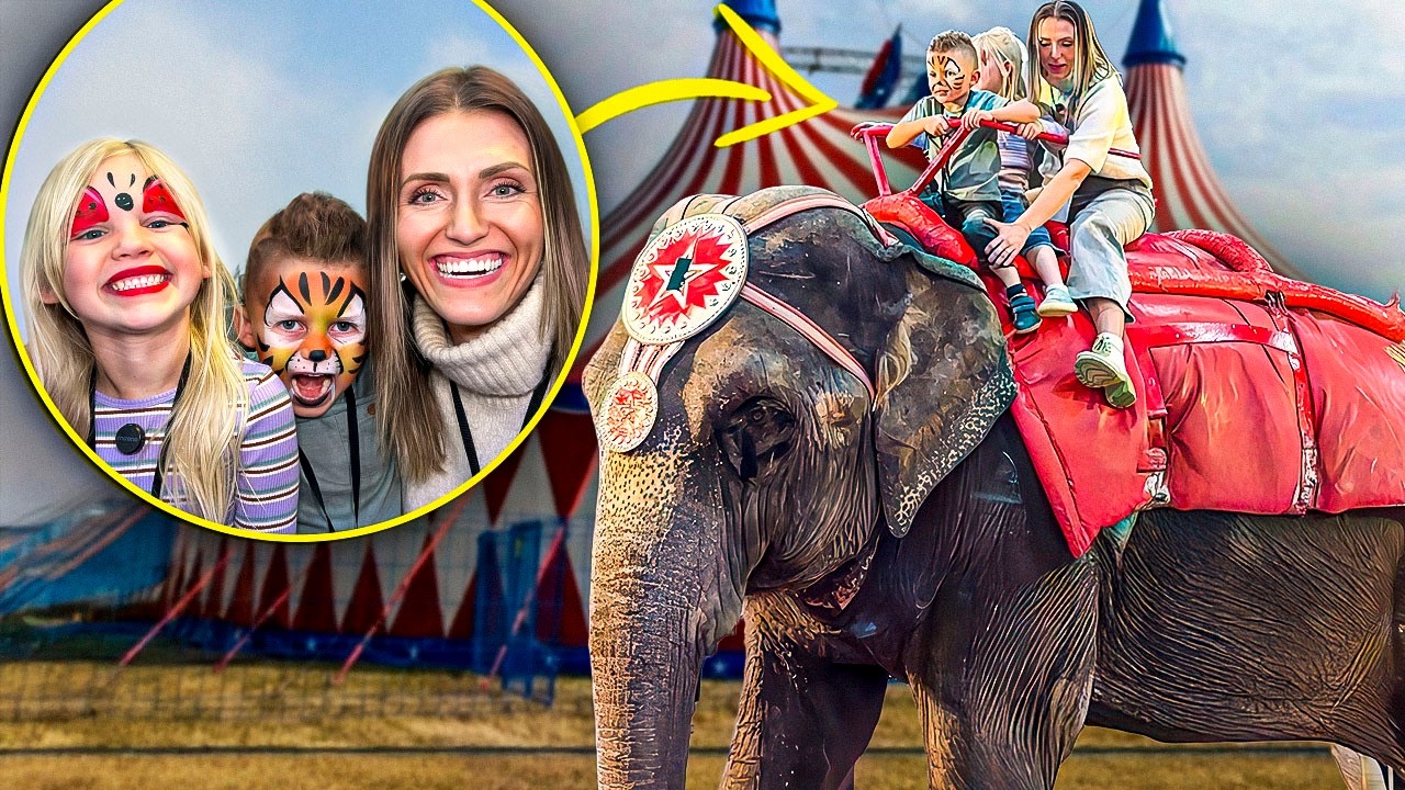 🐘🎪 Riding Elephants Before the Circus?! Educational Pre-Show Experience with the Happy Hubbard’s!