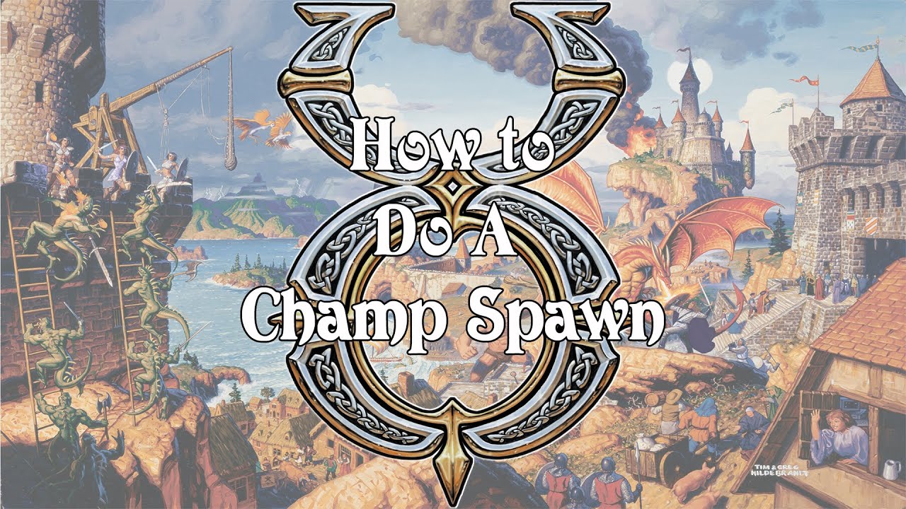 Ultima Online - How To Do A Champ Spawn