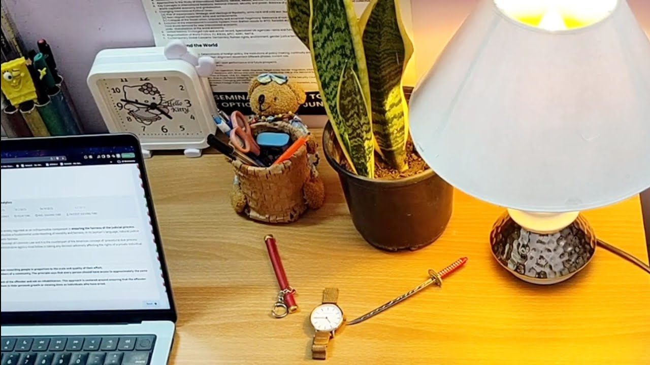 Day 5 | Study With Me | 1 Hour | Real Time | Silent Focus