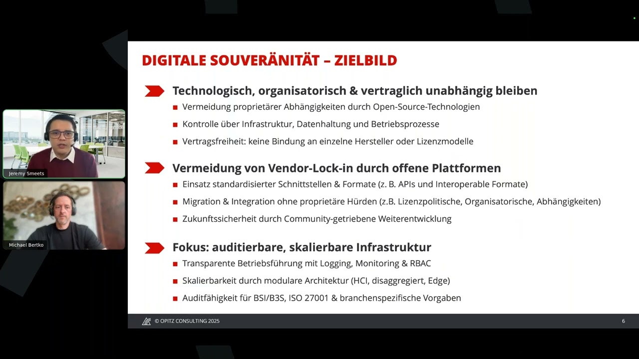 OC Webinar „Digitale Unabhängigkeit mit Proxmox Private Cloud