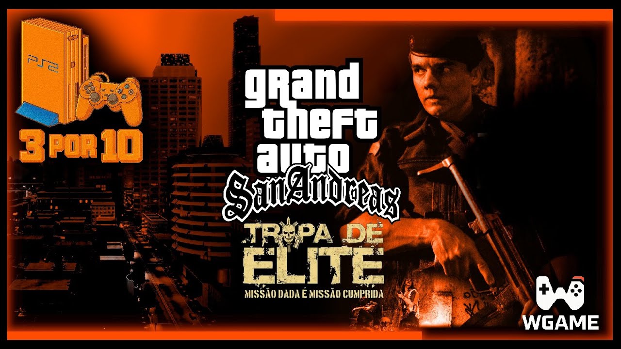 🔥 3 POR 10: GTA Tropa de Elite no PS2 — O MOD MAIS BRABO do San Andreas!