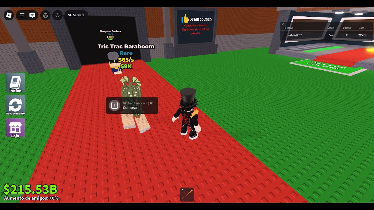 live indo pvp e trocando