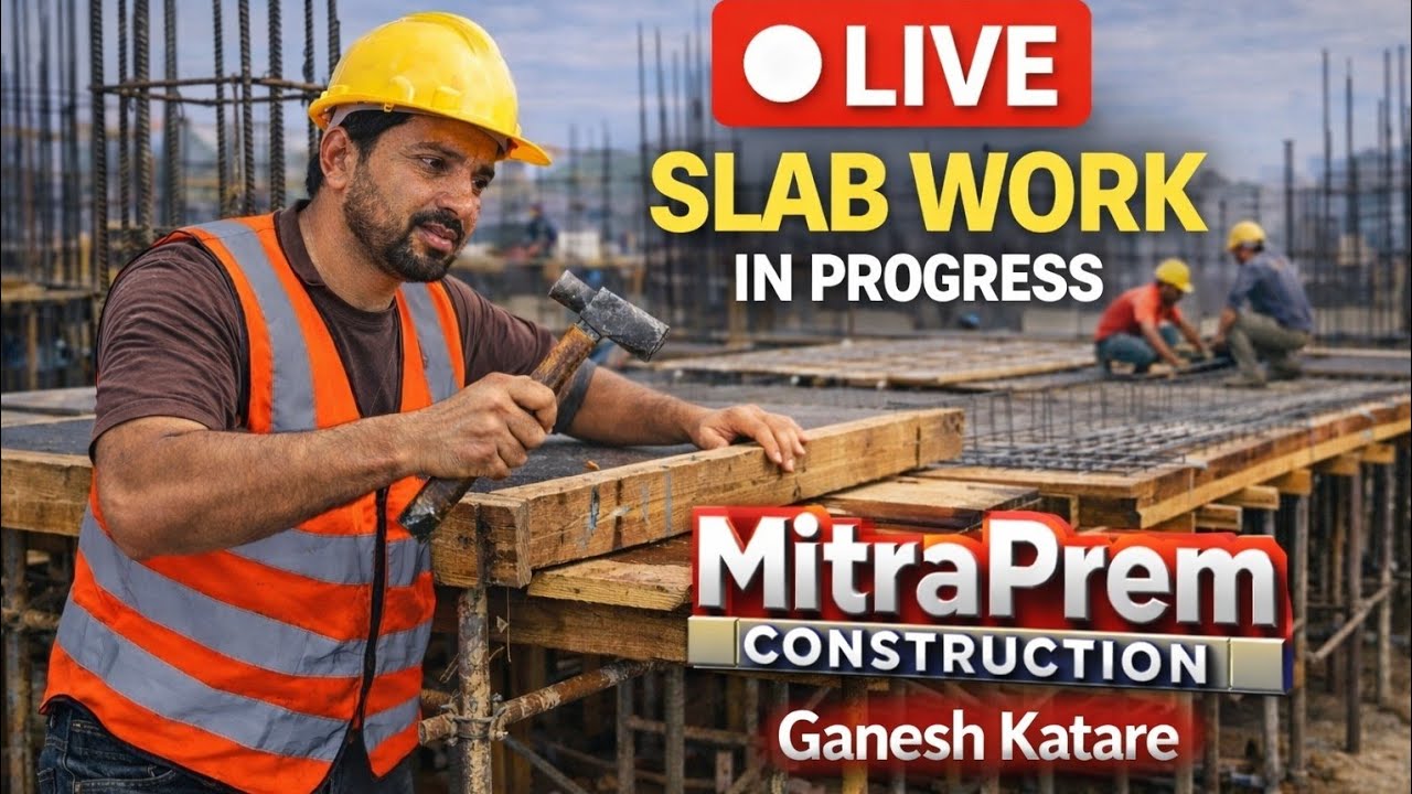 Mitraprem Construction is live slab work in progress
