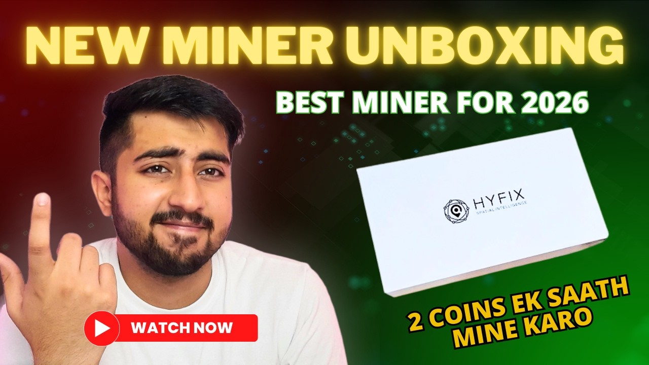 NEW CRYPTO MINER 2026 | Best ASIC Miner for Home Miners | Complete Unboxing (Hindi) 🚨