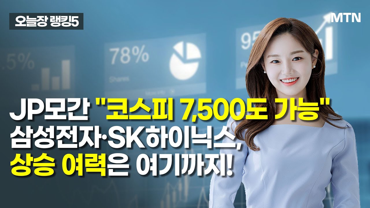 [오늘장 랭킹5] 쇼크 털고 삼전닉스 '불기둥' / 머니투데이방송 (증시, 증권)