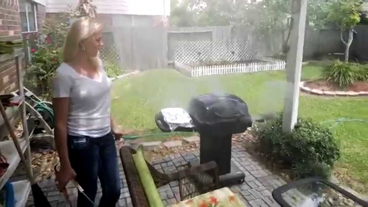Google Glass Cooking on the grill