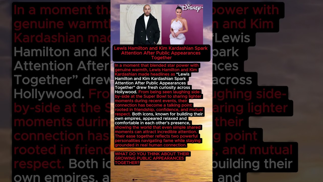 Hamilton & Kim&rsquo;s Growing Spotlight #lewishamilton #kimkardashian #hollywood #celebritynews #shorts
