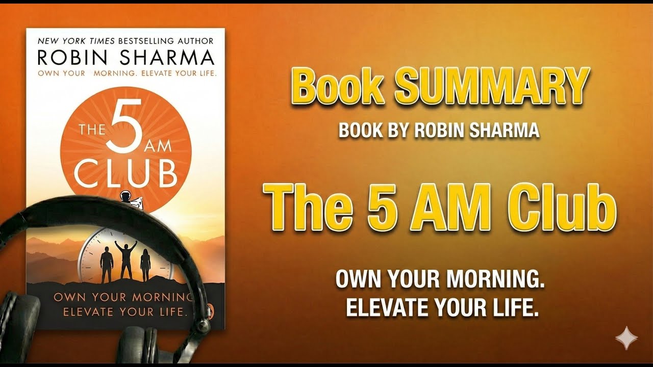 The 5 AM Club — 10 Minutes Audiobook Summary | Robin Sharma