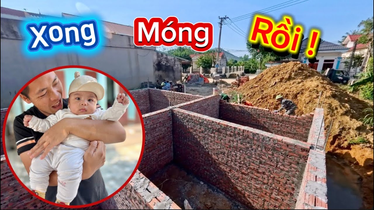 Đón Bé Thóc Sau 1 Tháng Về Ngoại Và  Cập Nhật Tiến Độ Xây Nhà Huy Anh TV