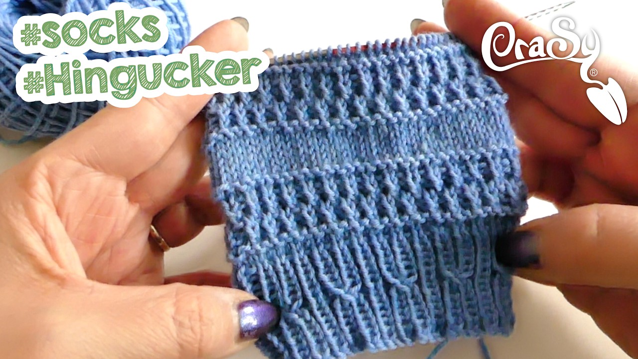 Strickmuster / Socken - Muster Winterreifen stricken