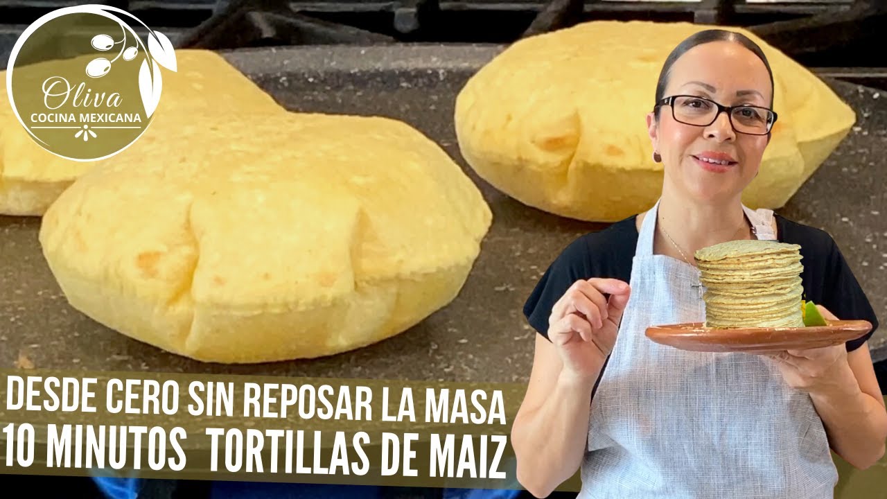 Cómo Hacer Tortillas de Maíz a Mano // SECRETO! LISTOS en 10 MINUTOS?