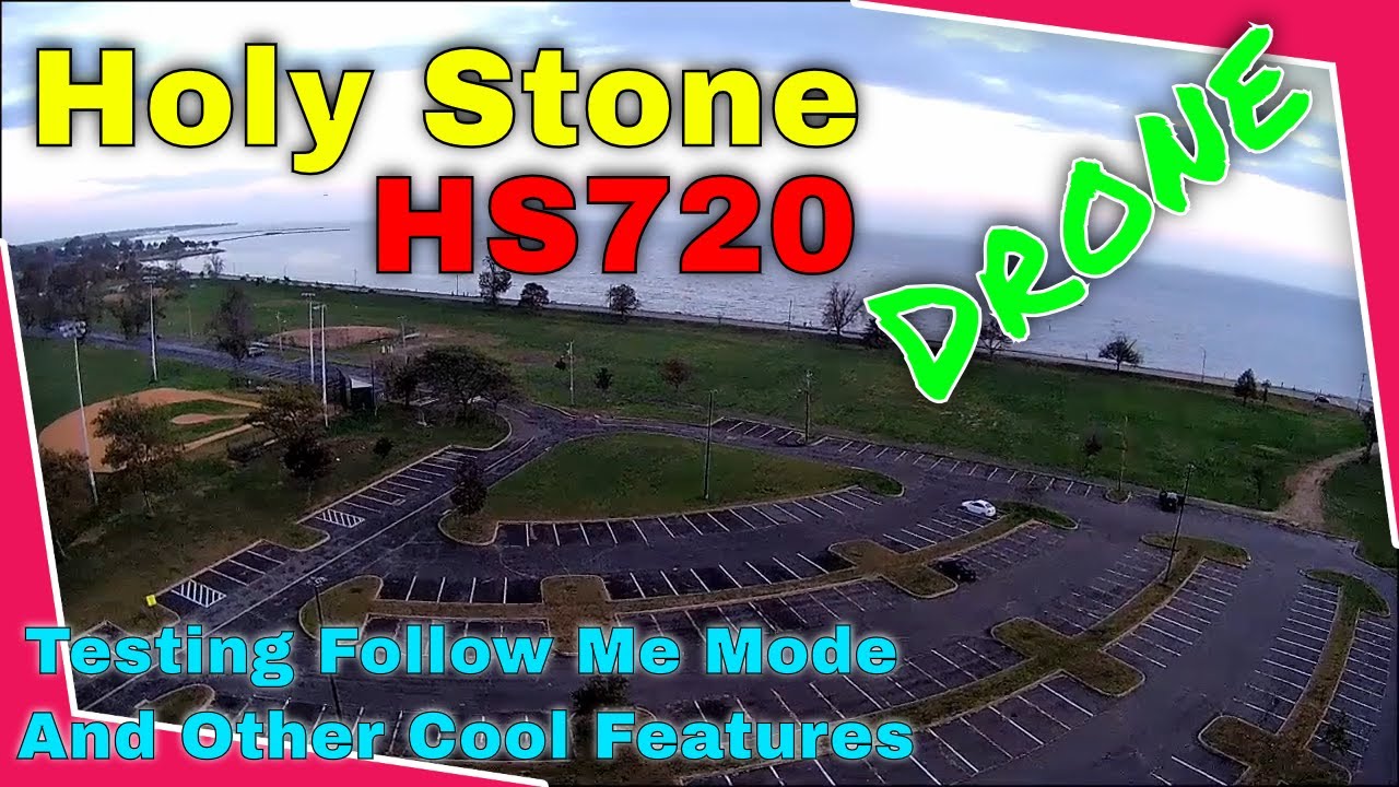 Reviewing Holy Stone HS720 Follow Me Mode and other Features! Plus chasing the kids again.lol