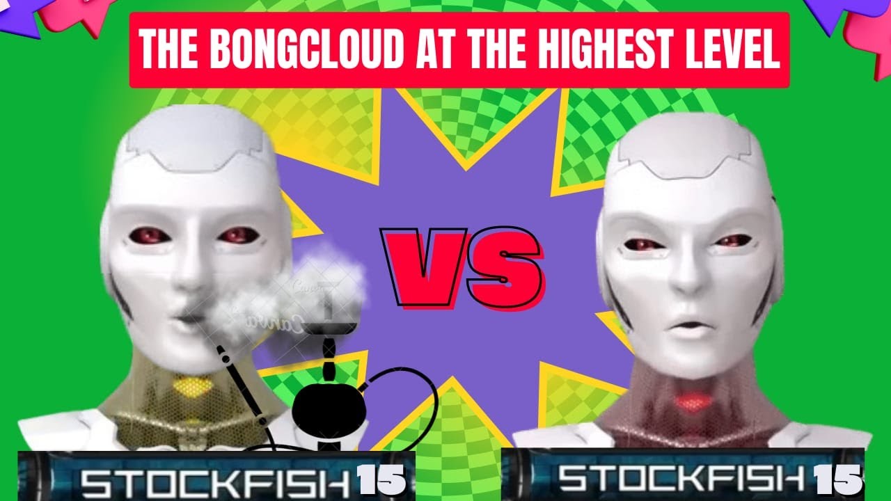 Это StockFish 15 против StockFish 15, но он играет на BongCloud.