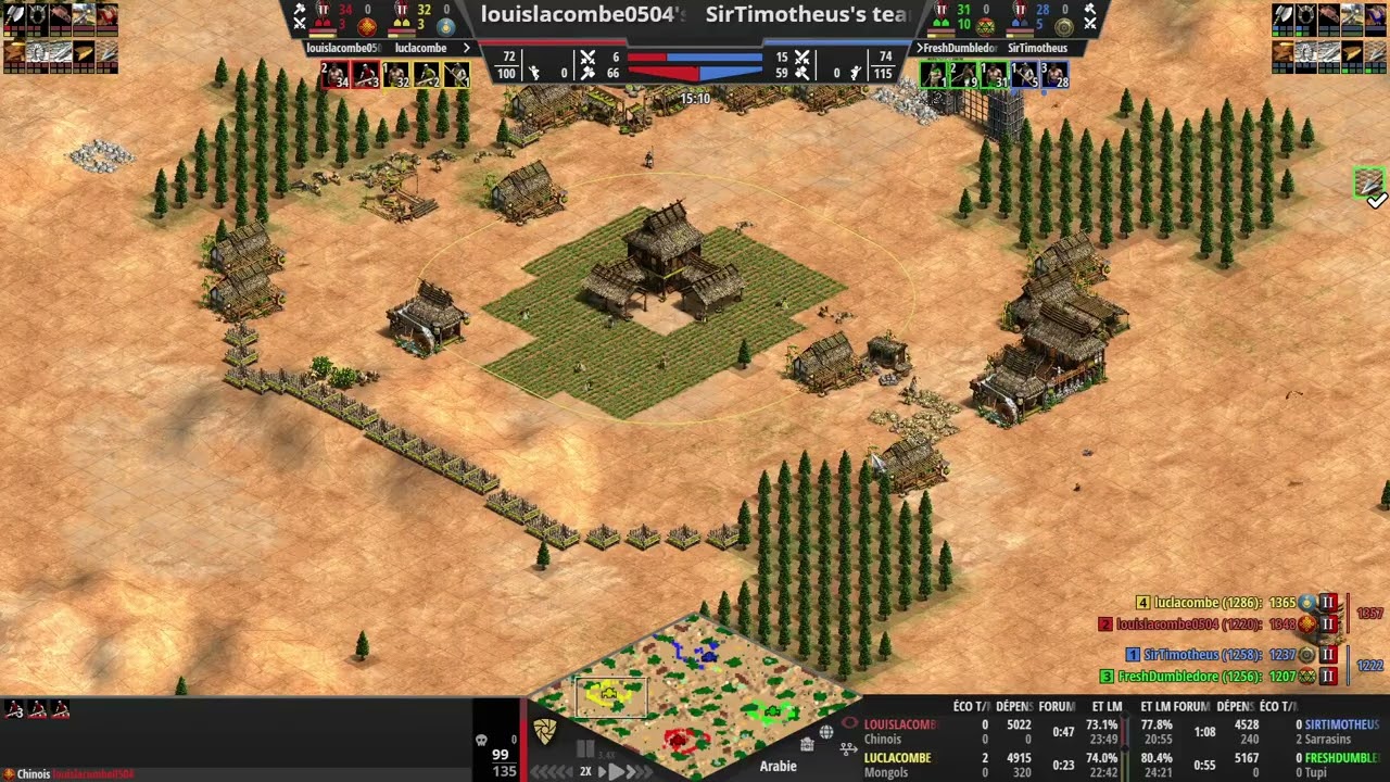 Apprentissage Late game 2vs2