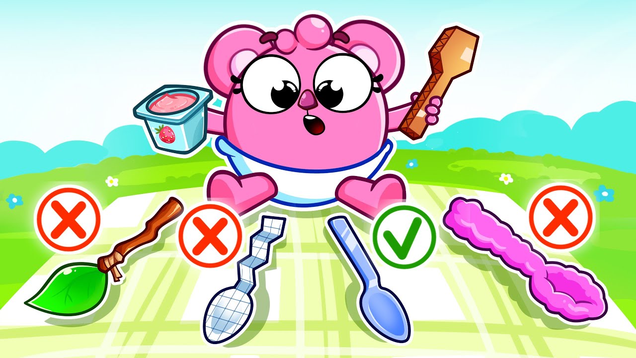 🥄 Which Spoon Is Best? | Funny Kids Songs & Nursery Rhymes by Baby Zoo 🐱🐨