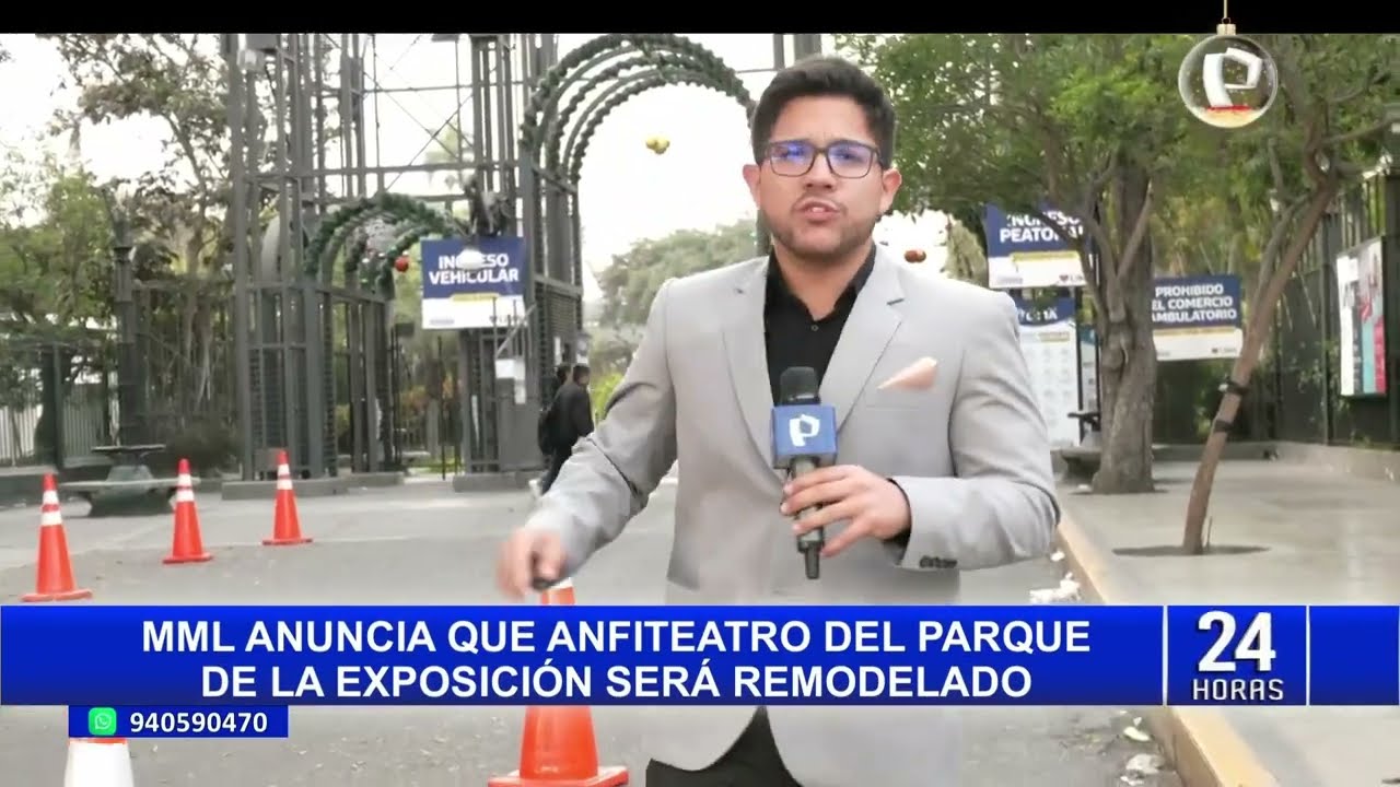 Anuncian remodelación del anfiteatro del Parque de la Exposición