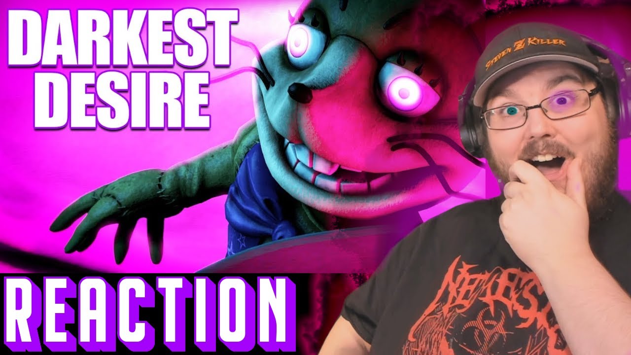 ПЕСНЯ FNAF ГЛИТЧТРАП (Darkest Desire) ЛИРИЧЕСКОЕ ВИДЕО - РЕАКЦИЯ Dawko & DHeusta!!!
