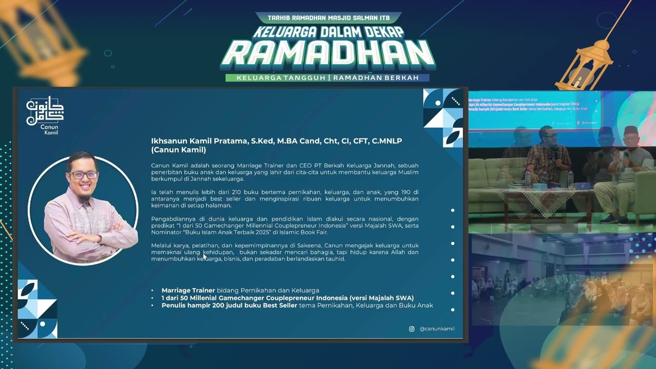 Keluarga dalam Dekap Ramadhan | Kang Canun Kamil – Masjid Salman ITB