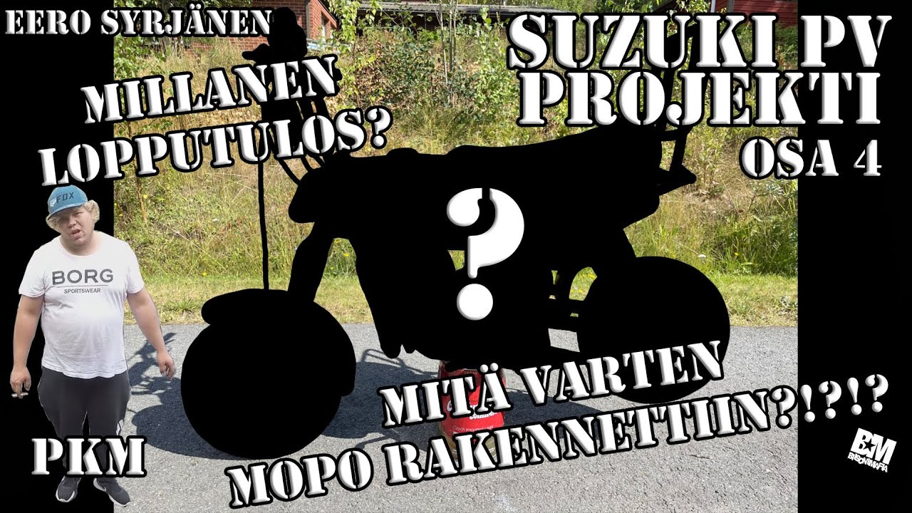 PV:n RAKENTAMINEN VALMIIKSI || SUZUKI PV PROJEKTI osa 4 || GARAGEVLOG#70