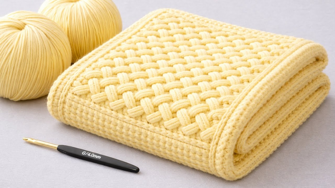 A Blanket In 3 Days! You’ve Never Seen such An EASY and BEAUTIFUL Crochet Pattern ✅💯