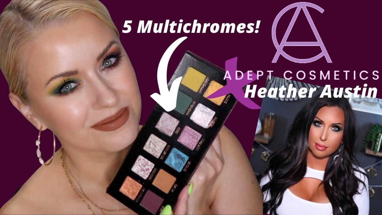 Trying Adept Cosmetics x Heather Austin Palette | 3 Looks | Steff's Beauty Stash