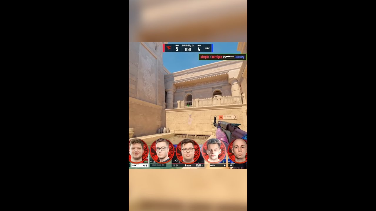 Insane 2v5 by frozen and s1mple!