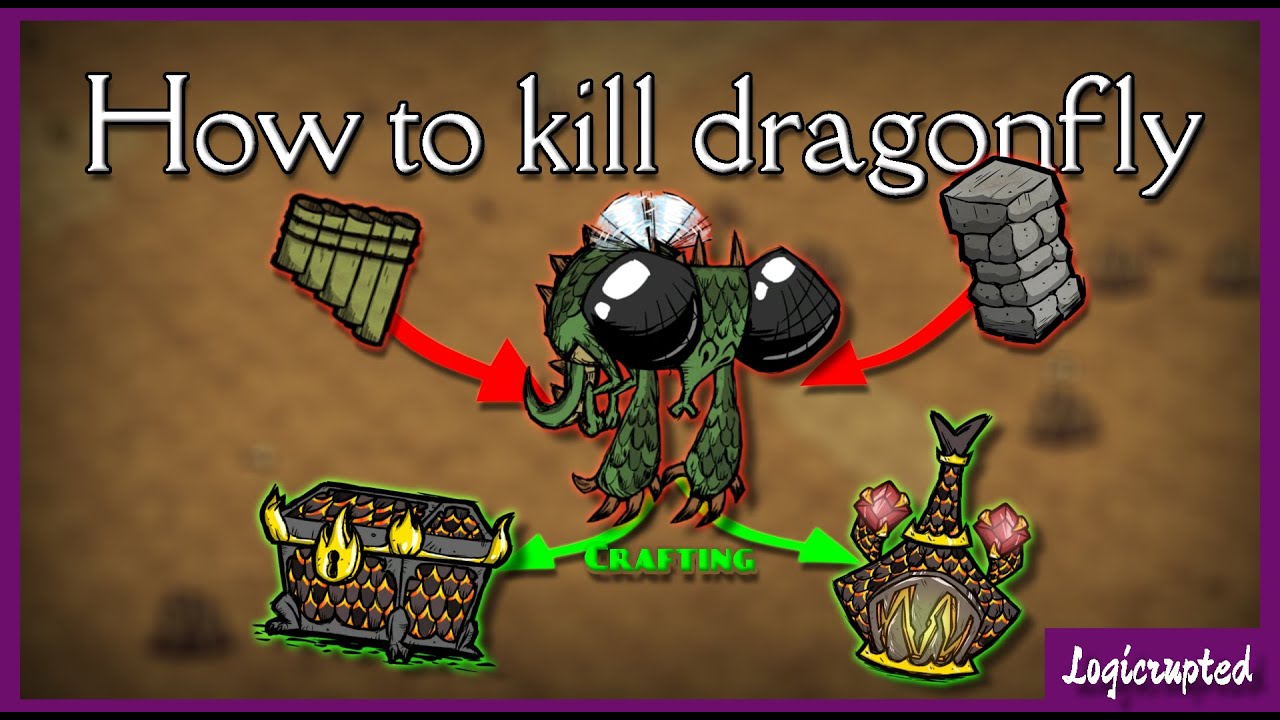 How to easily kill dragonfly in Don't starve together! - Boss guide