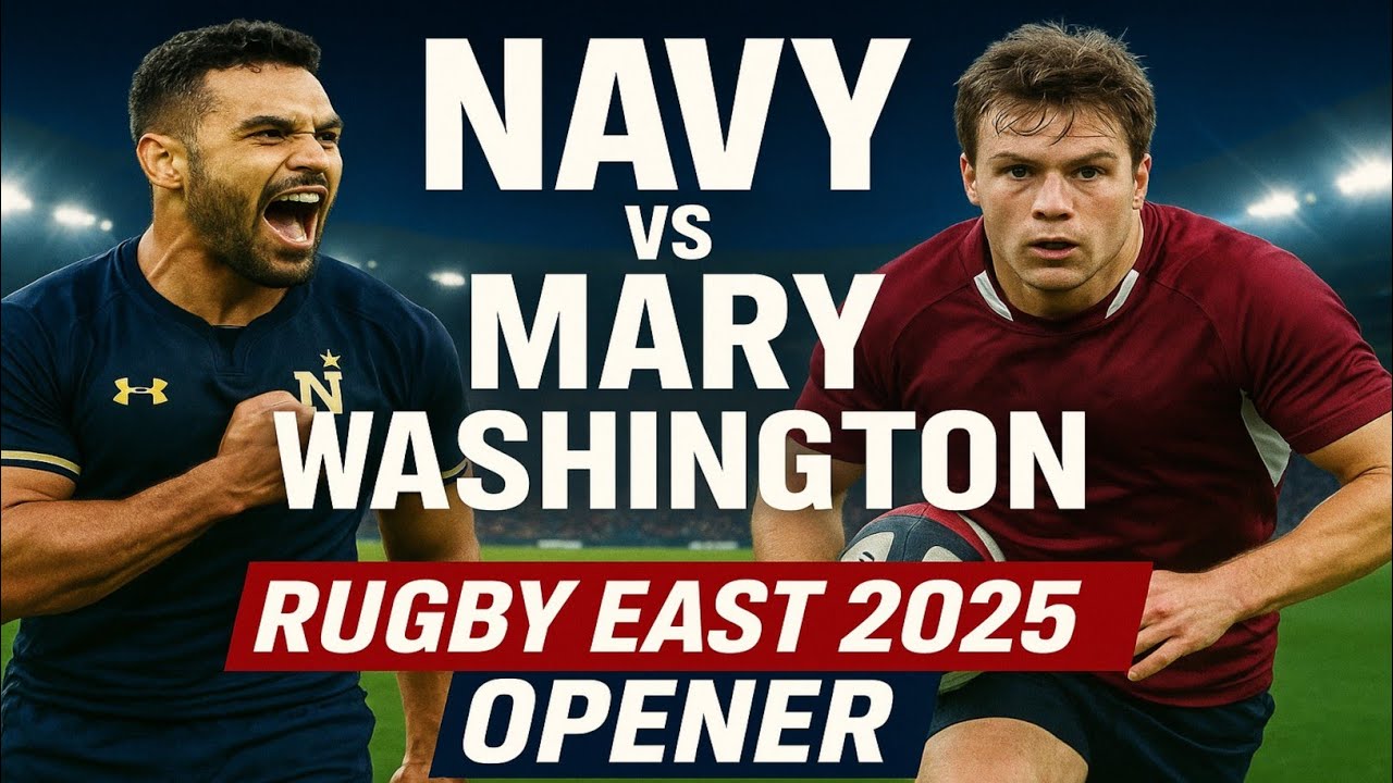 Navy Rugby vs Mary Washington | Rugby East 2025 Season Opener Highlights