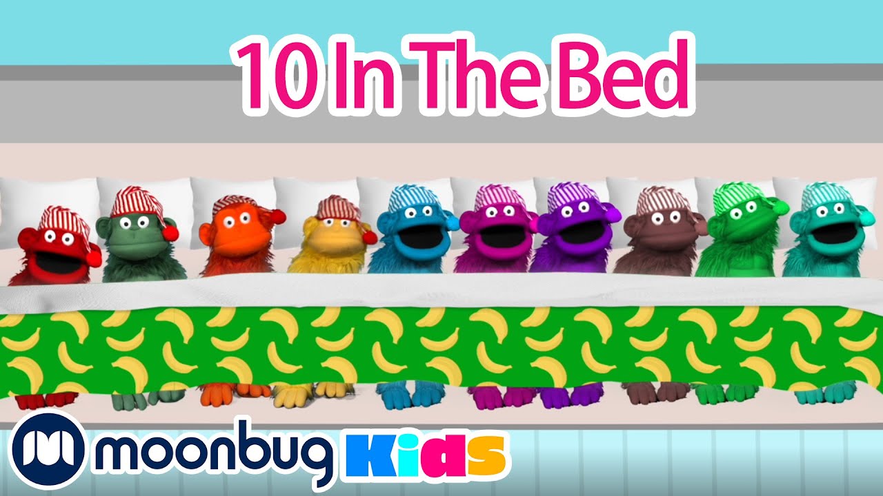 10 in the Bed | The Ring-a-Tangs | Nursery Rhymes & Kids Song | Learn to Count